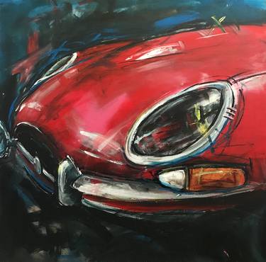 Print of Automobile Paintings by Graham Freeman