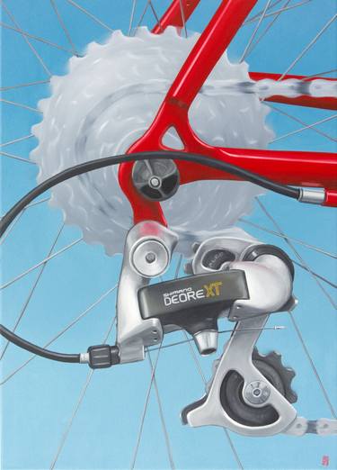 Original Contemporary Bicycle Paintings by André Schulze