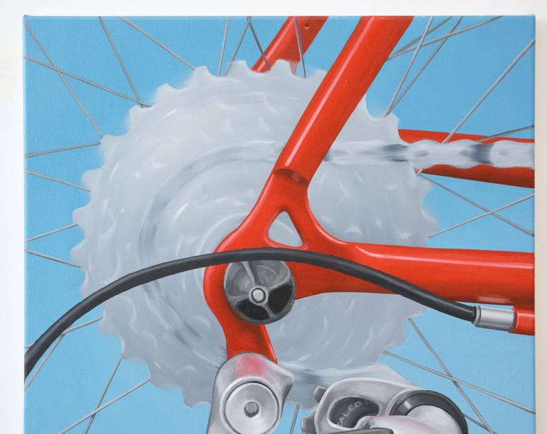 Original Bicycle Painting by André Schulze