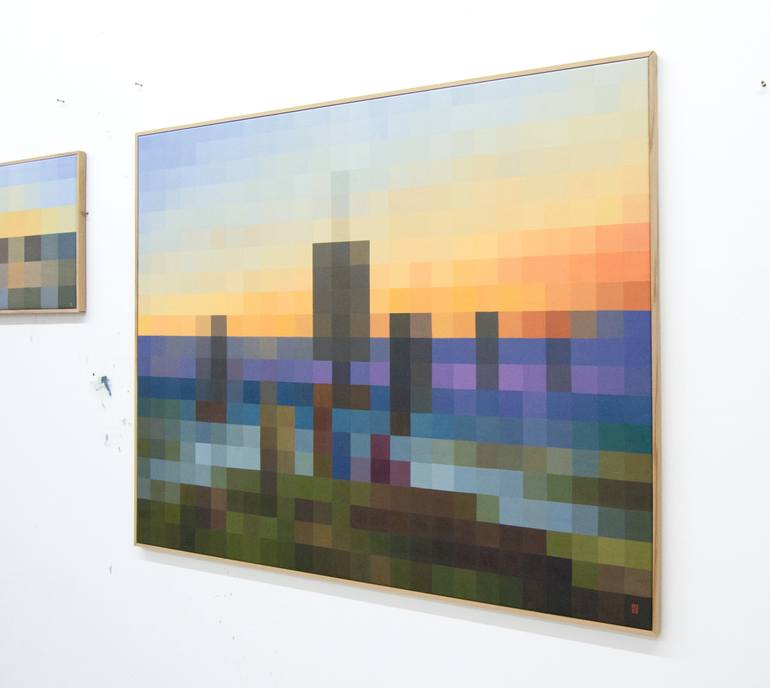 Original Conceptual Abstract Painting by André Schulze