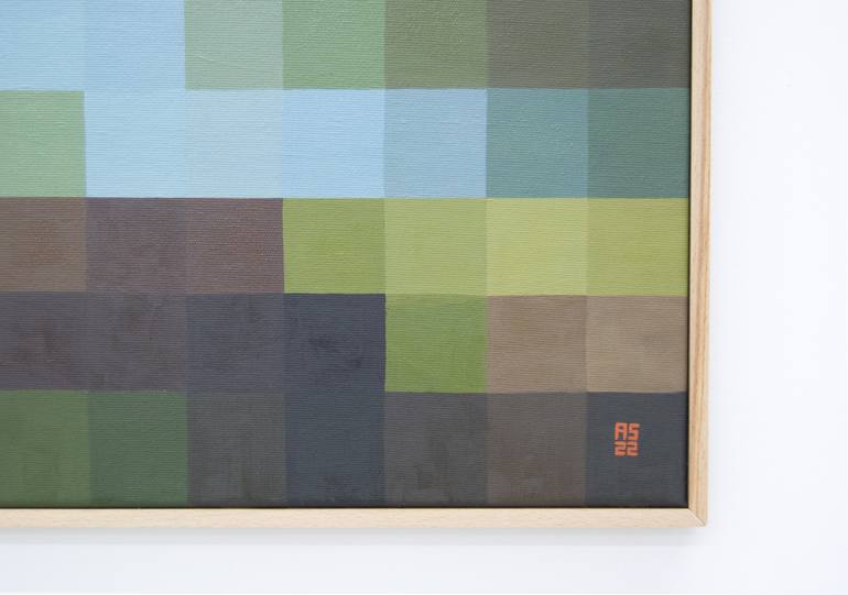 Original Conceptual Abstract Painting by André Schulze