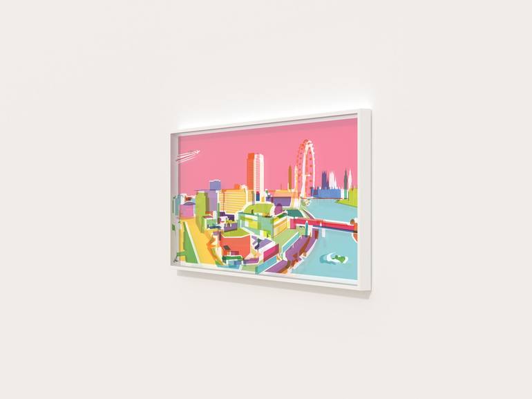 Original Graphics And Animation Cities Mixed Media by Yoni Alter
