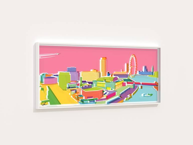 Original Graphics And Animation Cities Mixed Media by Yoni Alter