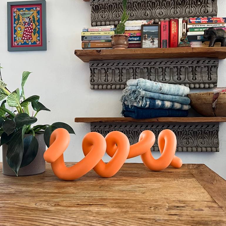 Original Pop Art Love Sculpture by Yoni Alter