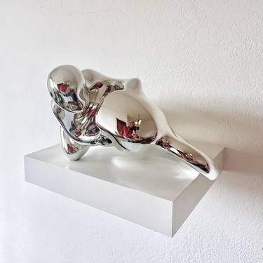 220 mph. Stainless steel sculpture thumb