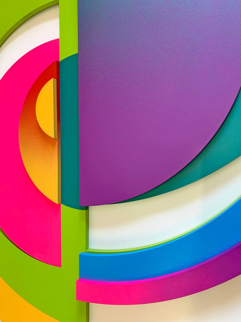 Original Geometric Abstract Sculpture by Yoni Alter