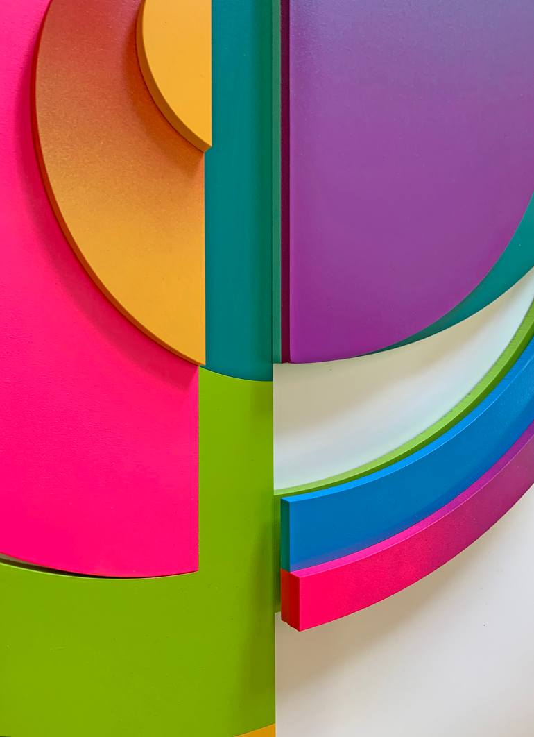 Original Geometric Abstract Sculpture by Yoni Alter