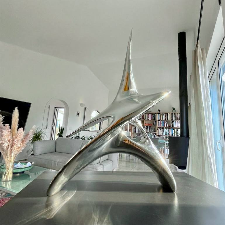 Original Abstract Science/Technology Sculpture by Yoni Alter