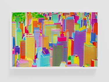 MIDTOWN AND CENTRAL PARK. 3D PICTURE thumb