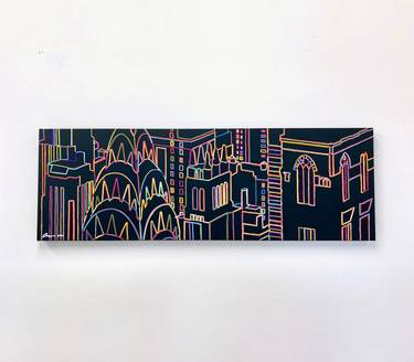 Original Pop Art Cities Paintings by Yoni Alter