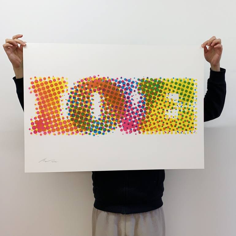 Original Modern Love Printmaking by Yoni Alter