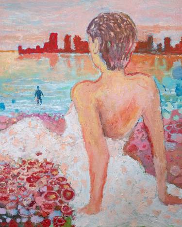 Original Beach Paintings by Conrad Haberland