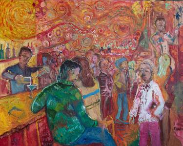 Original Expressionism Performing Arts Paintings by Conrad Haberland
