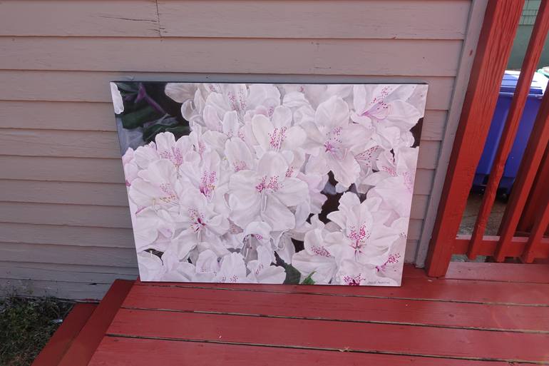 Original Other Floral Painting by Julie Martin