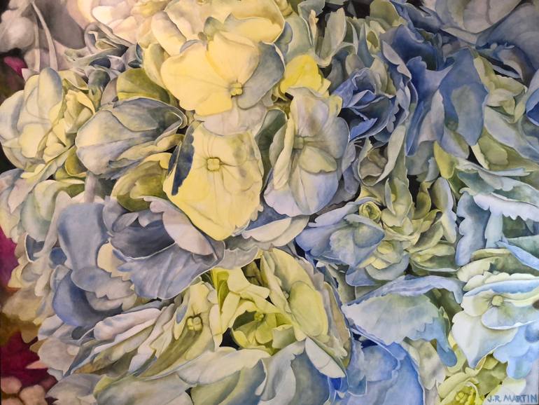 Original Fine Art Floral Paintings by Julie Martin