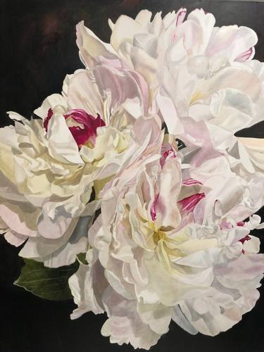 Original Fine Art Floral Paintings by Julie Martin