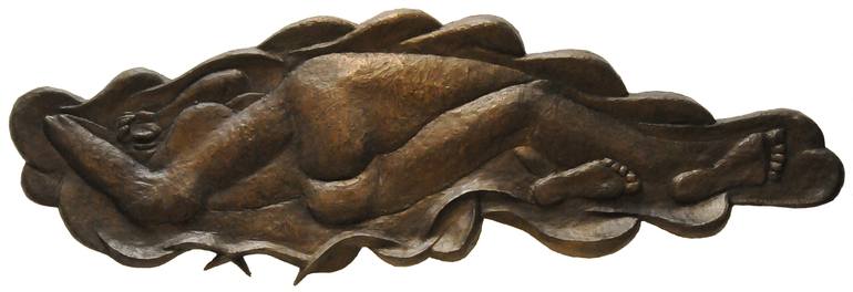 Original Figurative Nude Sculpture by Julie Martin