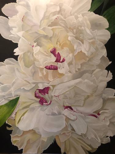 Print of Fine Art Floral Paintings by Julie Martin