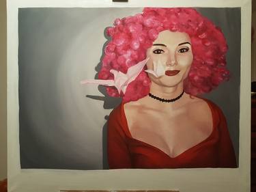 Original Figurative People Painting by Anna Dianova