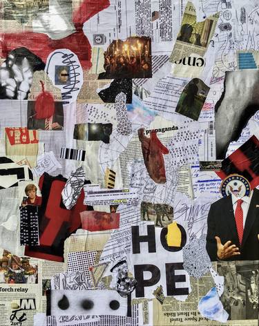 Original Conceptual Abstract Collage by Josiah Stam