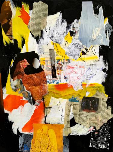 Original Abstract Collage by Josiah Stam