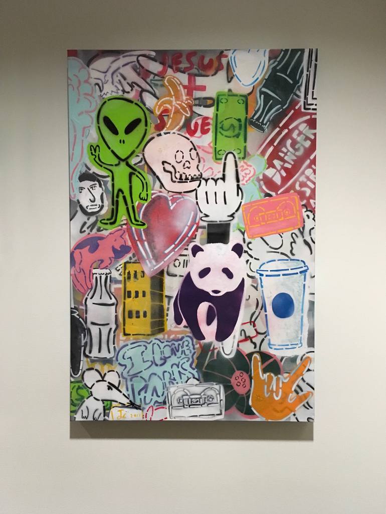 Original Art Deco Pop Culture/Celebrity Painting by Josiah Stam