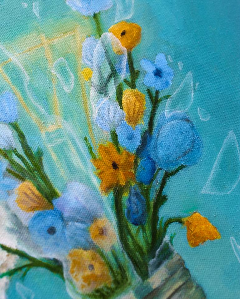 Original Conceptual Botanic Painting by Josiah Stam