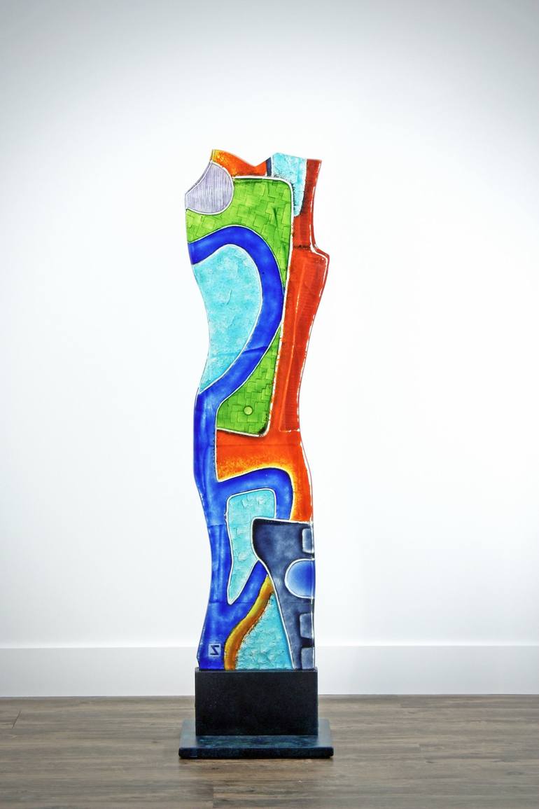 Original Abstract Expressionism Abstract Sculpture by Peter Zelle
