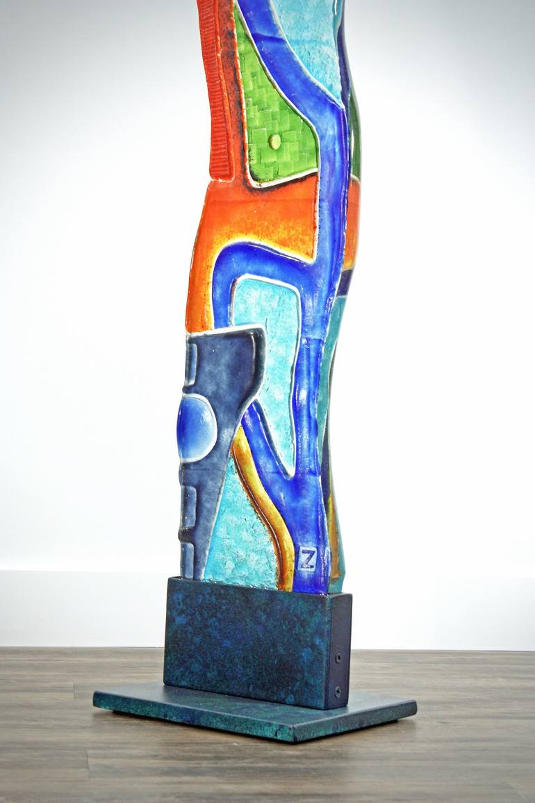 Original Abstract Sculpture by Peter Zelle