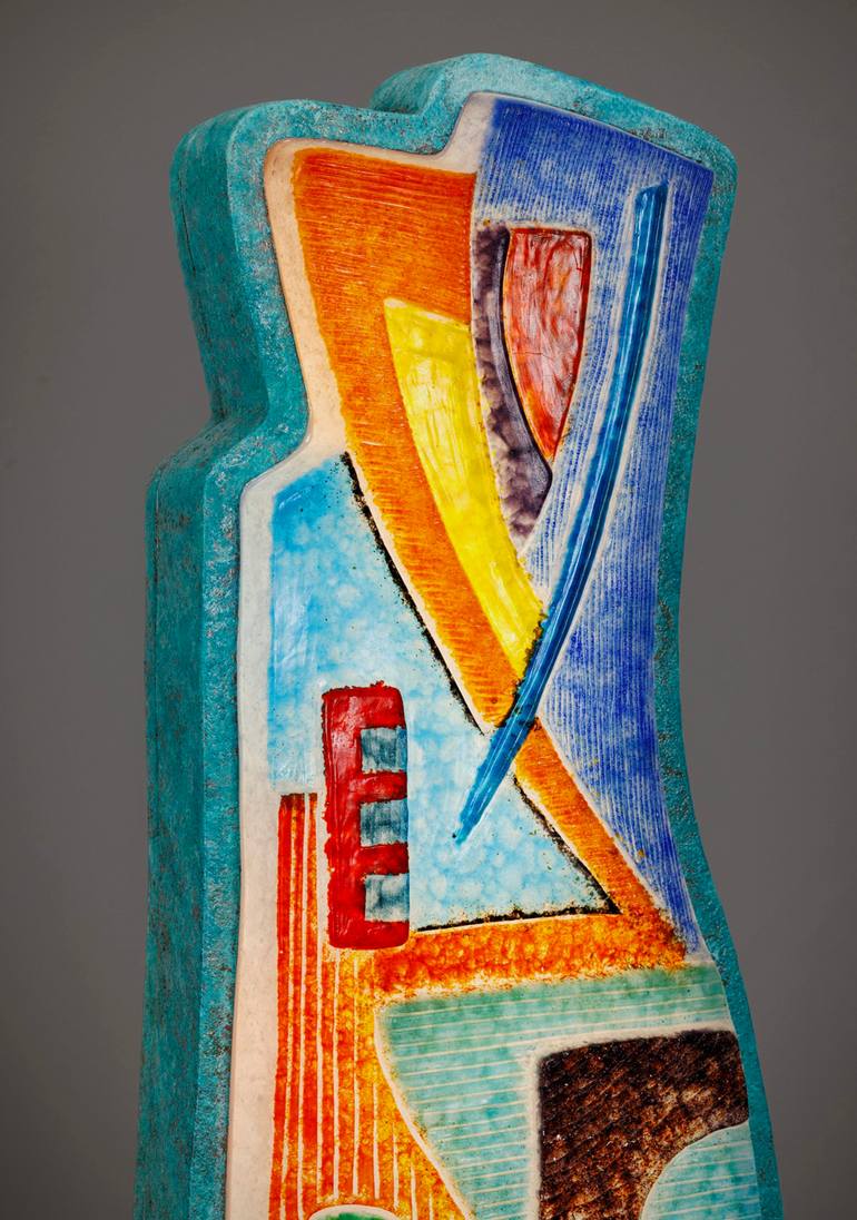 Original Abstract Expressionism Abstract Sculpture by Peter Zelle