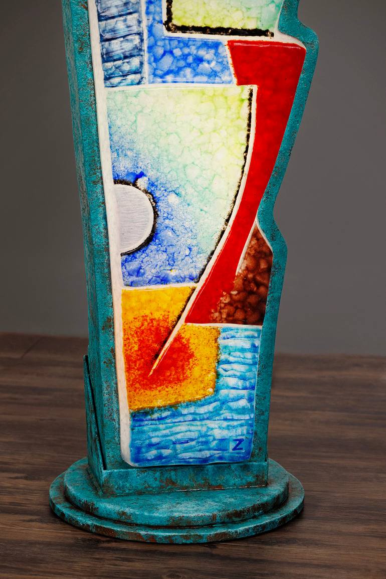 Original Abstract Expressionism Abstract Sculpture by Peter Zelle