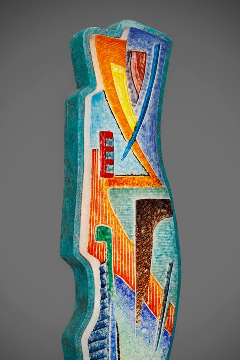 Original Abstract Expressionism Abstract Sculpture by Peter Zelle