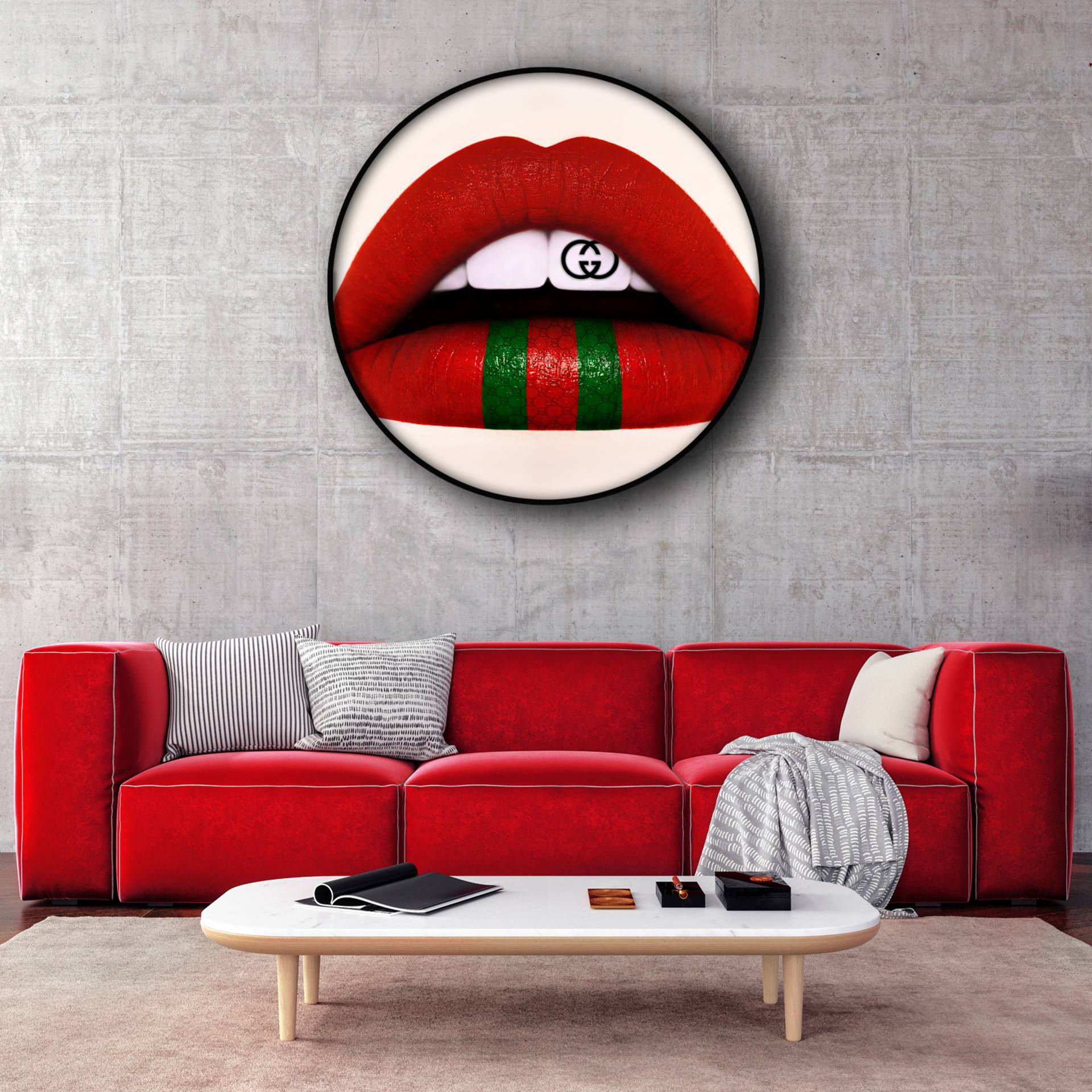 A Giuliano Bekor Fine Art Photography, Lips L2 Louis Vuitton 3D for sale at  auction on 28th July