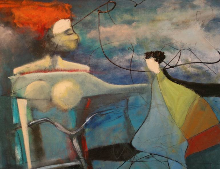 Original Contemporary Transportation Painting by Rolandas ButkevičIus