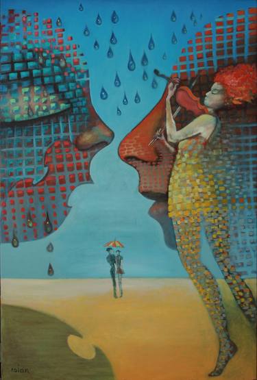 Print of Surrealism Music Paintings by Rolandas Butkevičius