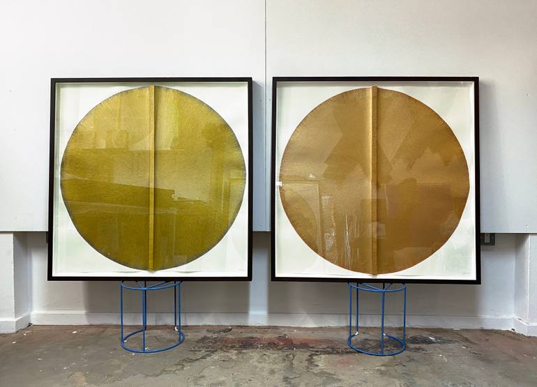 Original Conceptual Abstract Painting by Silvia Lerin