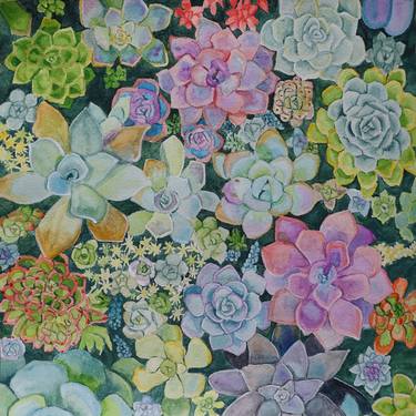 Original Botanic Paintings by Eva Nev