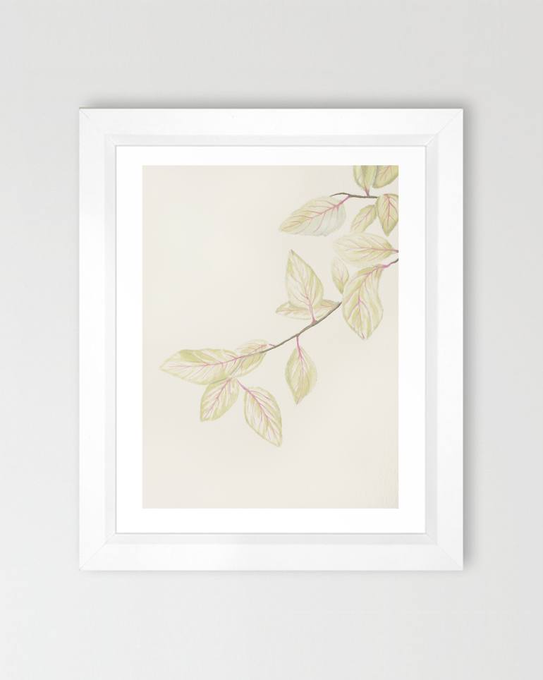 Original Figurative Botanic Painting by Eva Nev