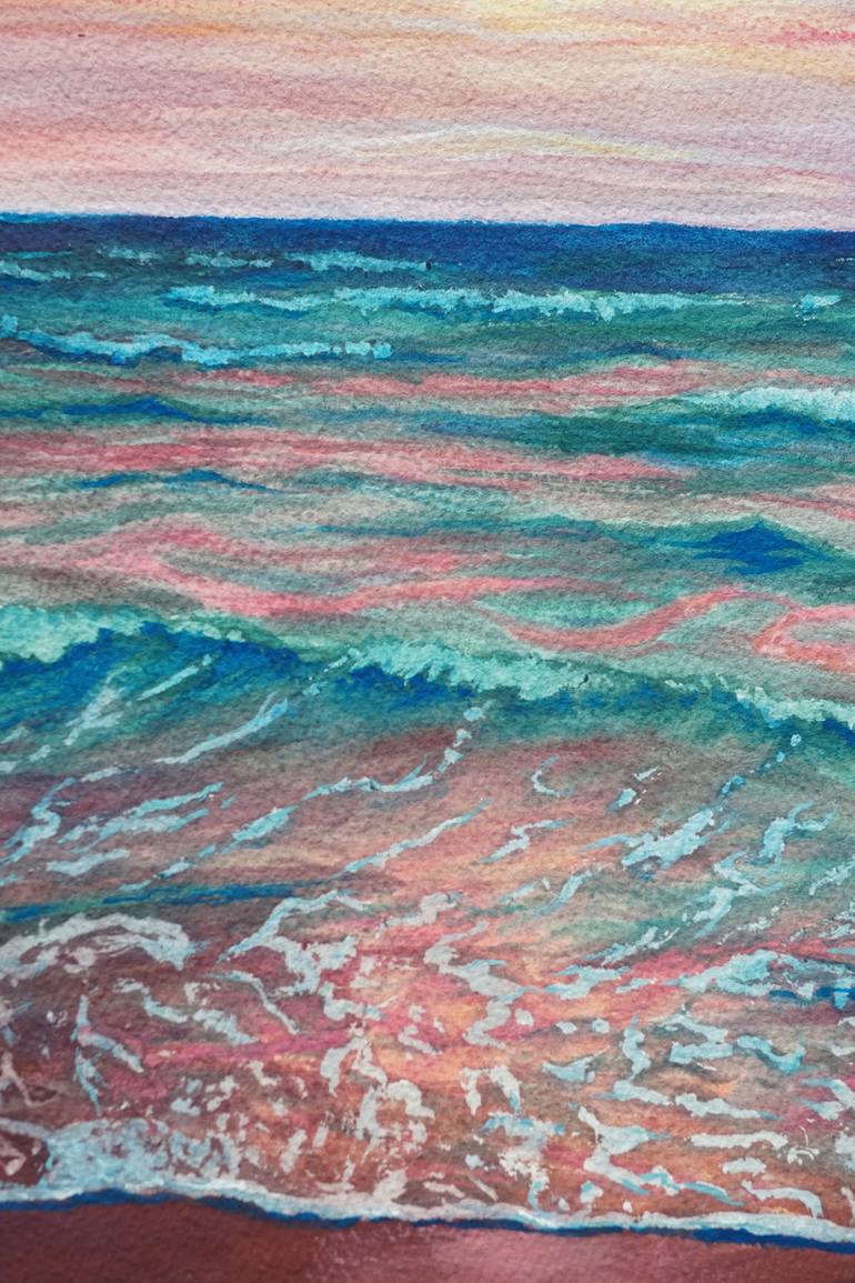 Original Seascape Painting by Eva Nev