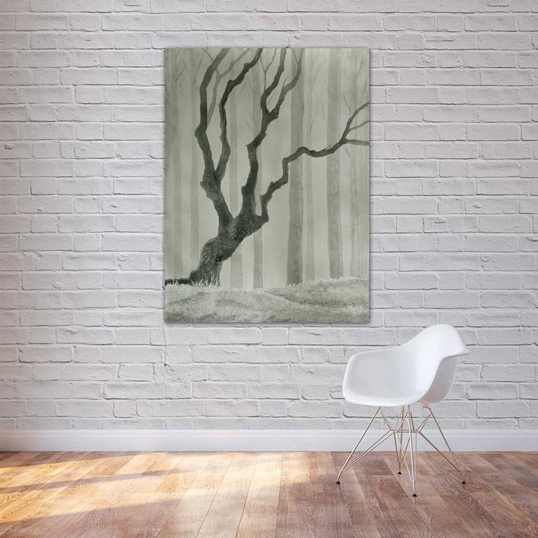 Original Tree Painting by Eva Nev