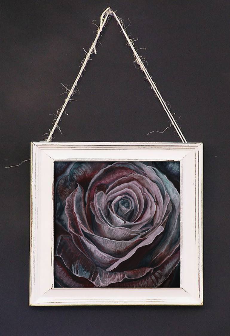 Original Fine Art Botanic Painting by Eva Nev