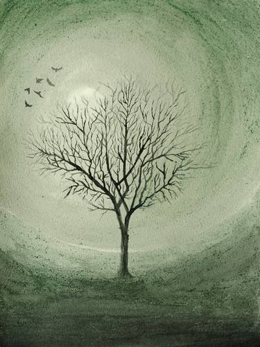 Original Tree Paintings by Eva Nev