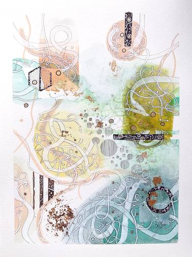 Print of Abstract Science Paintings by Edwidge De Mota