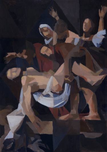 Study of The Entombment of Christ thumb