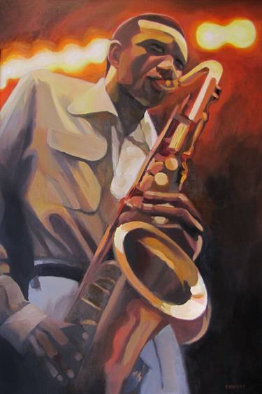 Print of Figurative Music Paintings by Scott Erwert