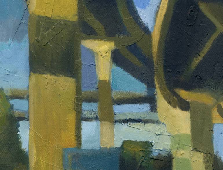 Original Expressionism Cities Painting by Scott Erwert