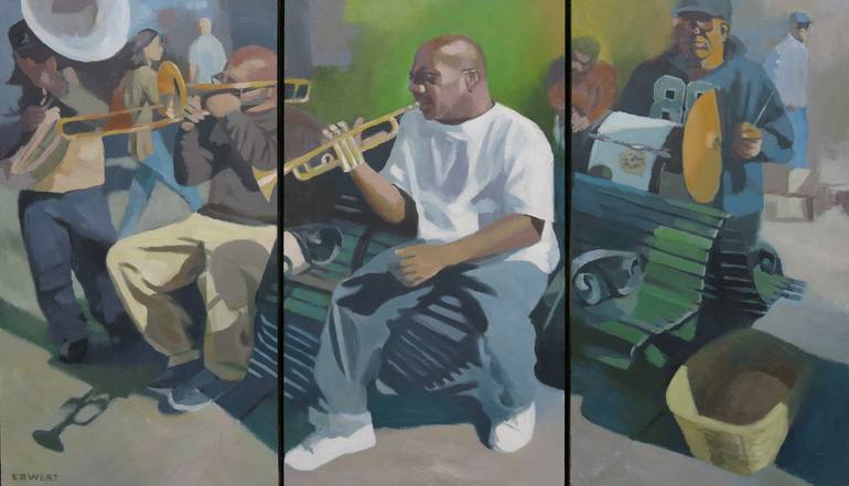 Print of Figurative Music Paintings by Scott Erwert