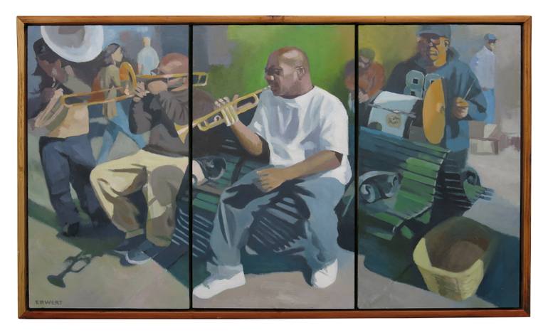 Original Figurative Music Painting by Scott Erwert