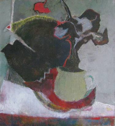 Original Abstract Expressionism Still Life Paintings by Vlad Tretiak