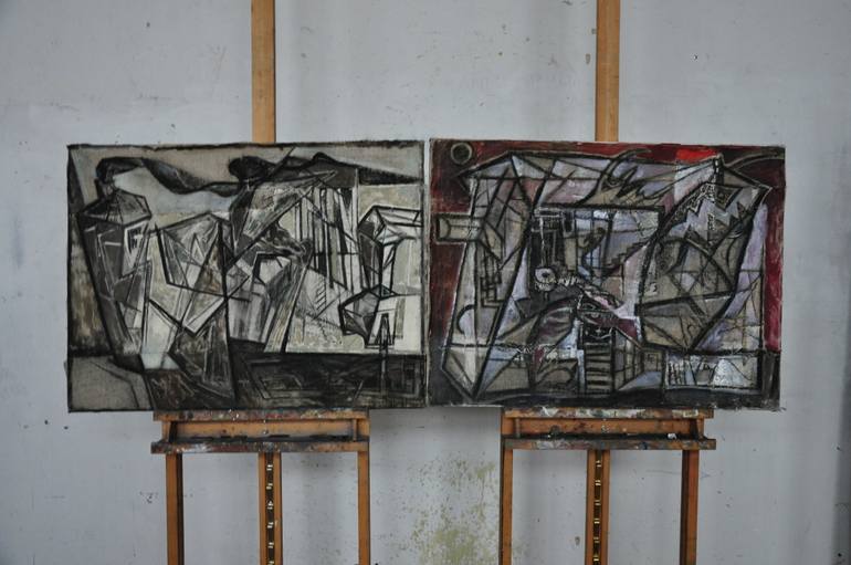 Original Conceptual Abstract Collage by Vlad Tretiak